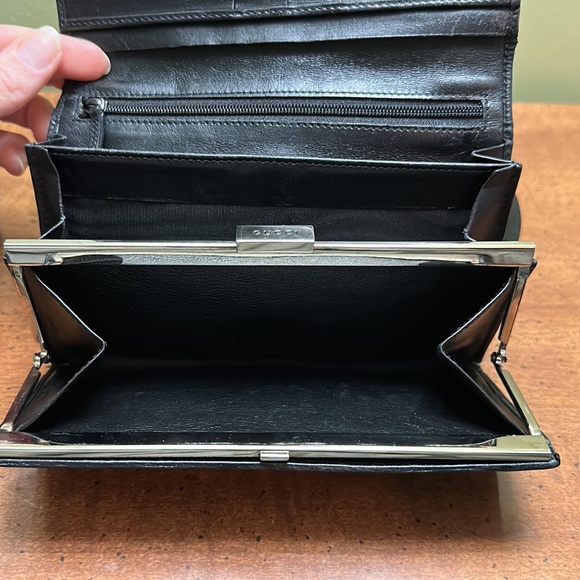 Gucci wallet Black leather and monogram canvas long bifold with COAuthenticity - Picture 15 of 16